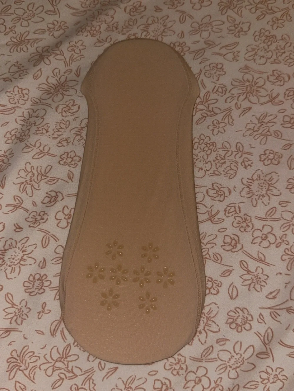 Naturalizer Nude/Tan No-Show Laser-Cut Liner Socks